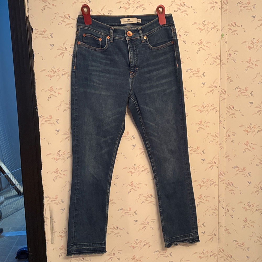 Vineyard Vines Women's High Rise Blue Jeans